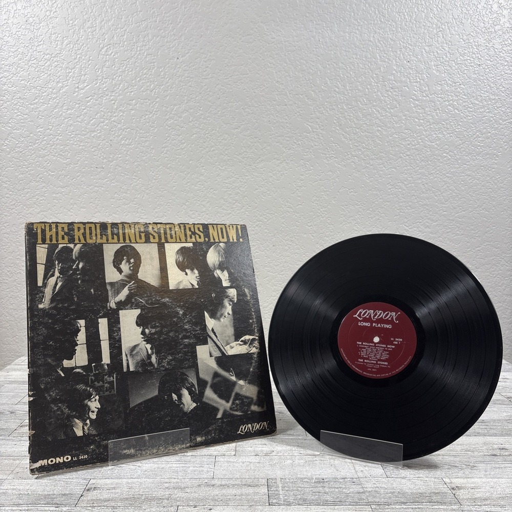 THE ROLLING STONES - NOW! 33 RPM LP LL3420
